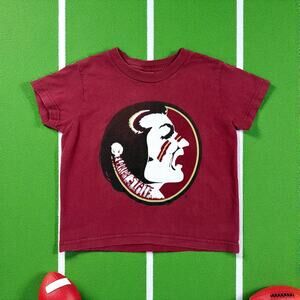 Vintage FSU T-Shirt Size 4T Toddler Florida State Seminoles Football